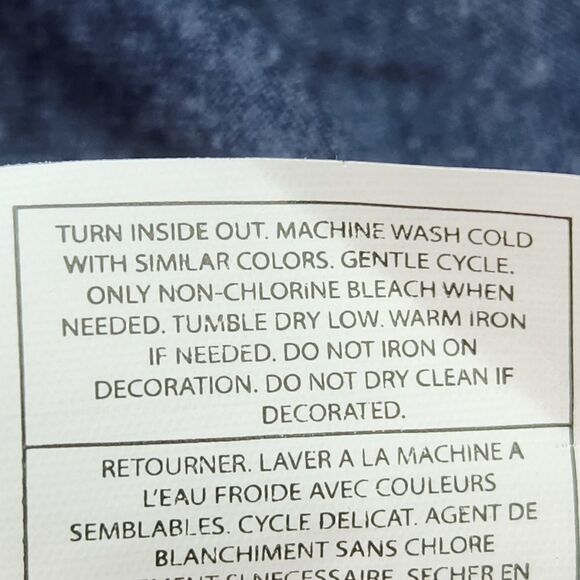 🩵NWT Blue Leavenworth Washington Drop Shoulder Top Large - Picture 10 of 10